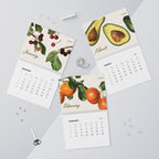 Botanical Fruit Wall Calendar 2026